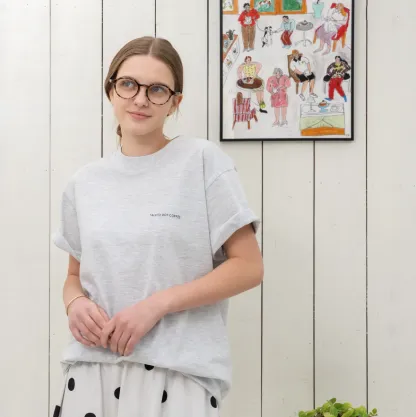 TALUTO_CY Tシャツ SKETCH LGY