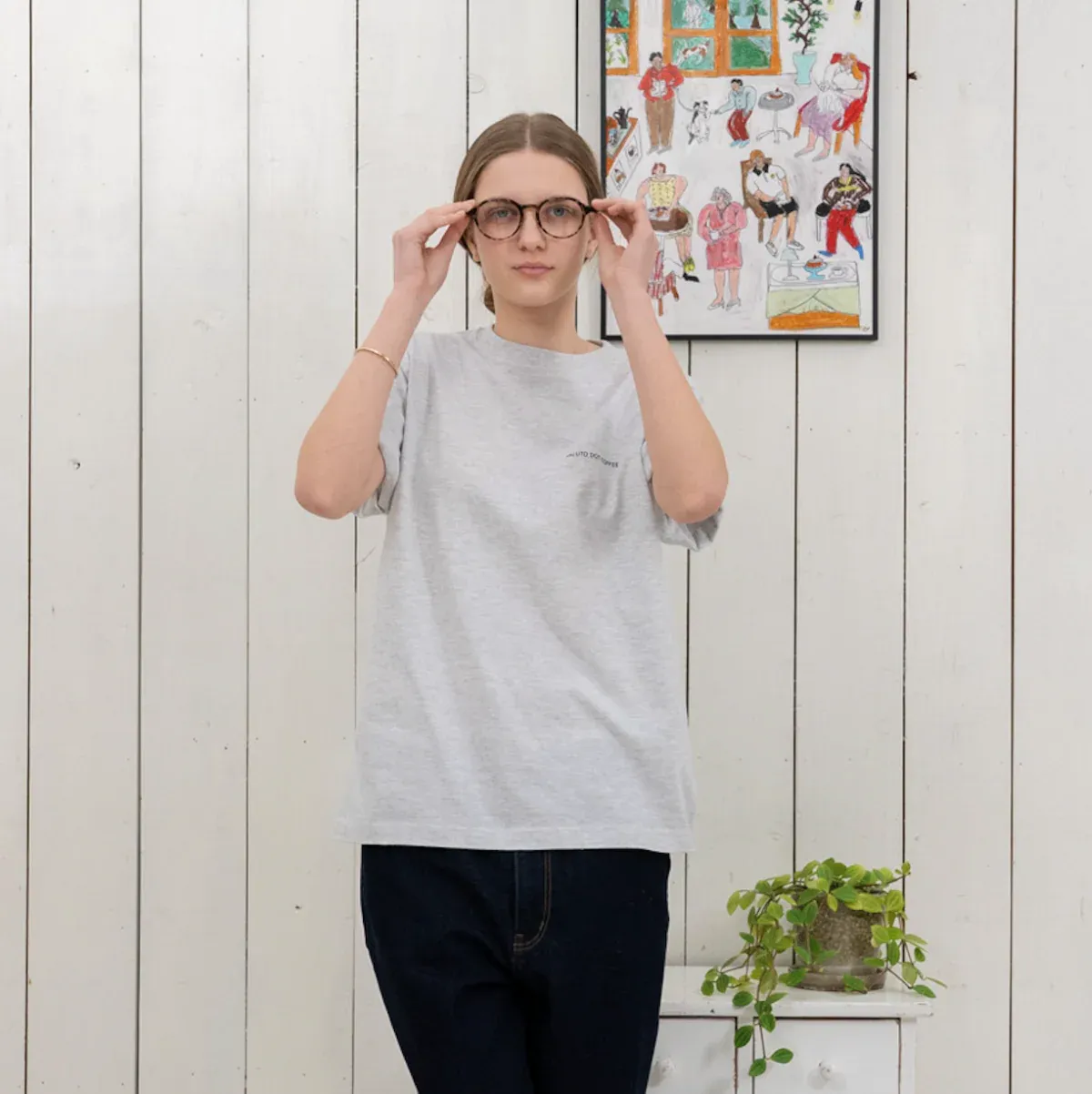 TALUTO_CY Tシャツ SKETCH LGY