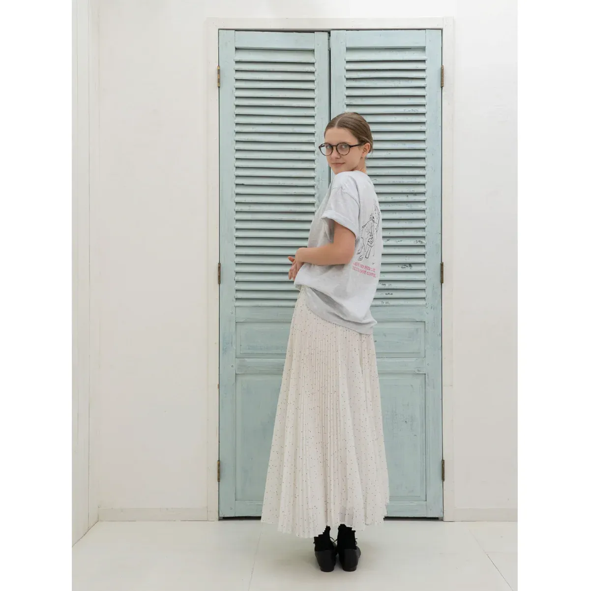 TALUTO_CY Tシャツ SKETCH LGY