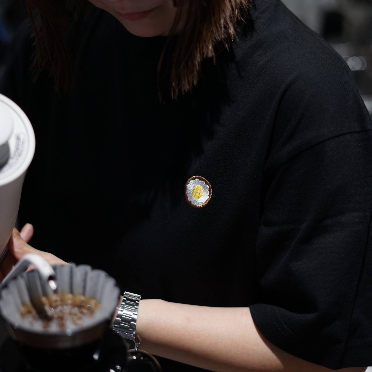 TALUTO DOT COFFEE オリジナルTシャツ(BLACK)