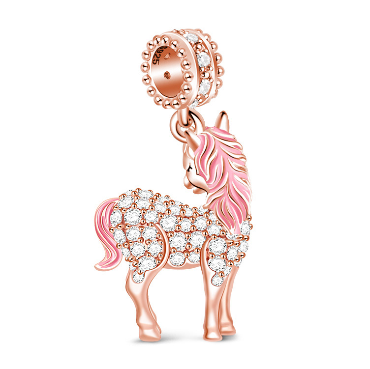 粉色獨角獸珠飾 image number 1
