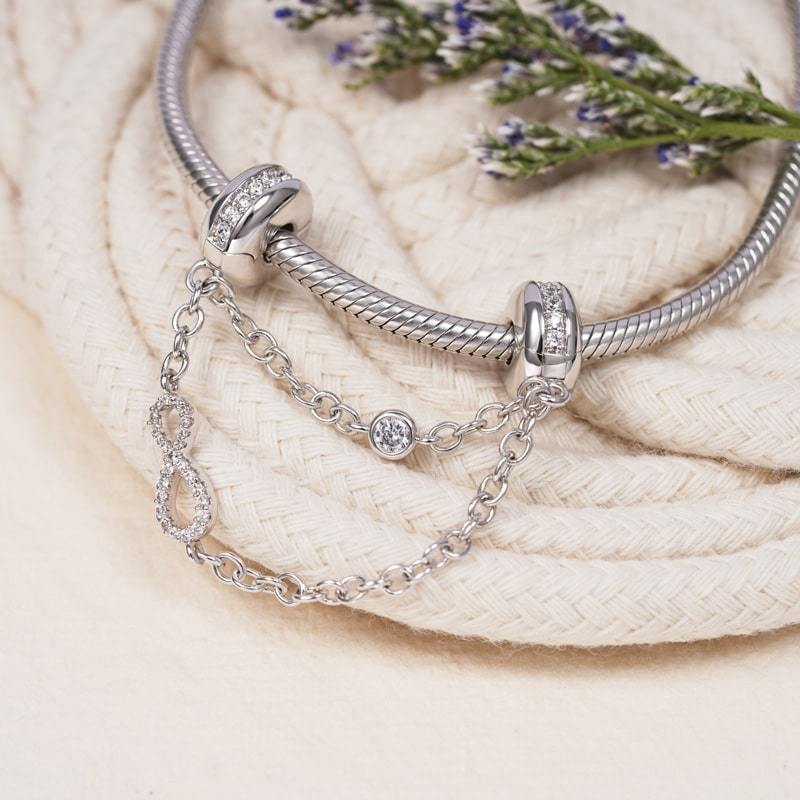 無限的愛水晶安全鏈 image number 1