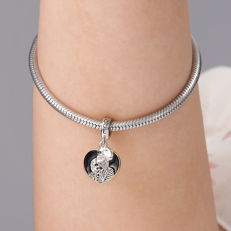 骷髏情侶吊墜 image number 2