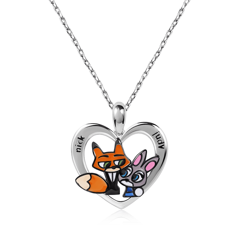 可刻字的心形項鍊 image number 0