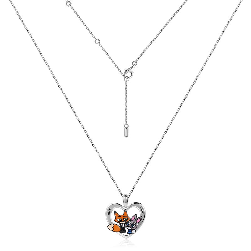 可刻字的心形項鍊 image number 1