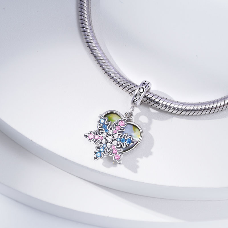 雪花可雕刻吊墜 image number 1