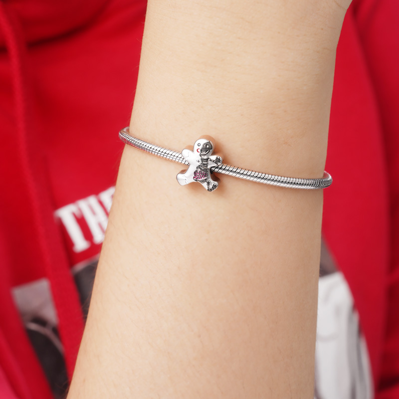 骷髏薑餅人珠飾 image number 2