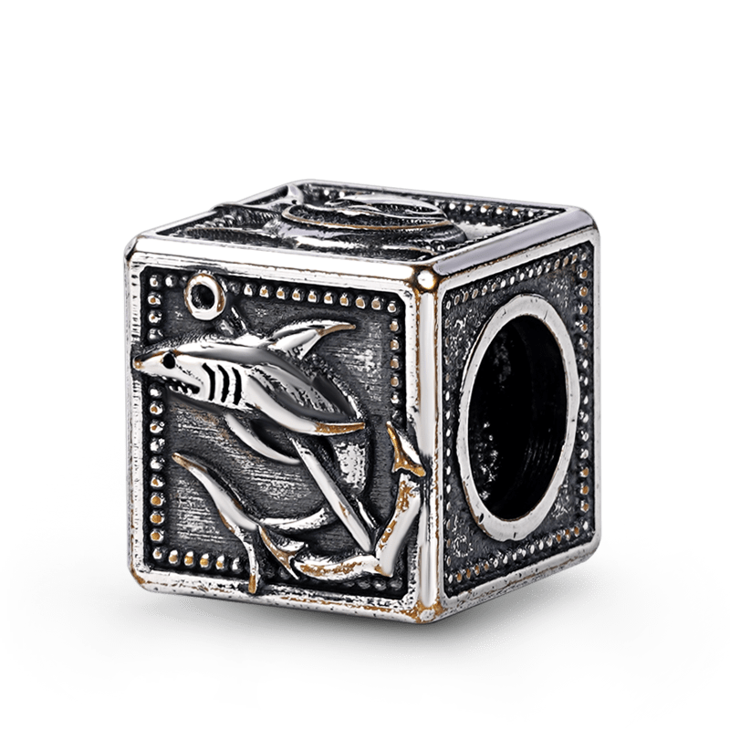 鯊魚復古珠飾手鍊 image number 1