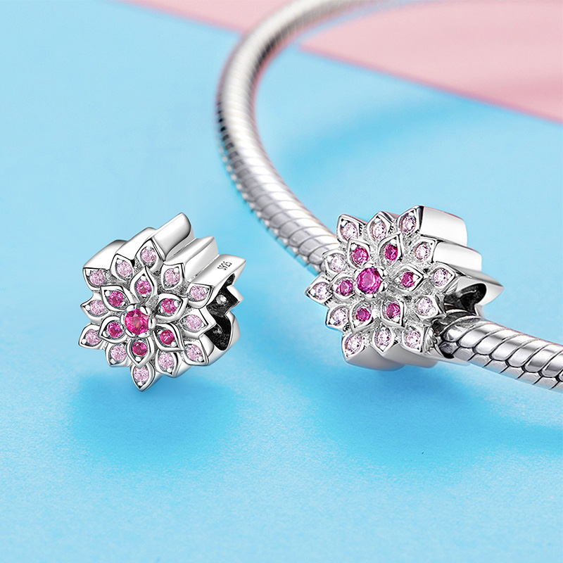 紅色蓮花珠飾 image number 1