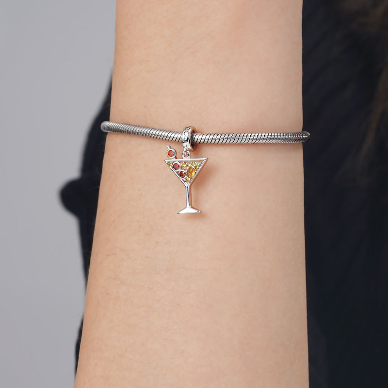 雞尾酒杯吊墜 image number 2