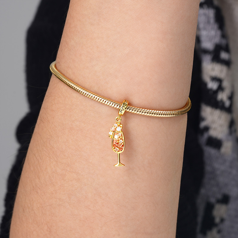 香檳雞尾酒吊墜 image number 2