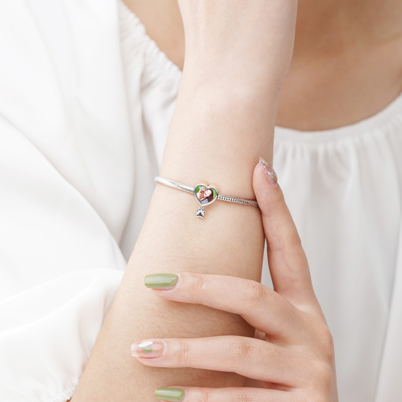 媽媽之心個性化照片珠飾 image number 2