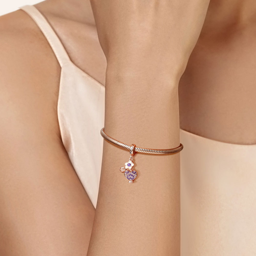 香水心型瓶吊墜 image number 3