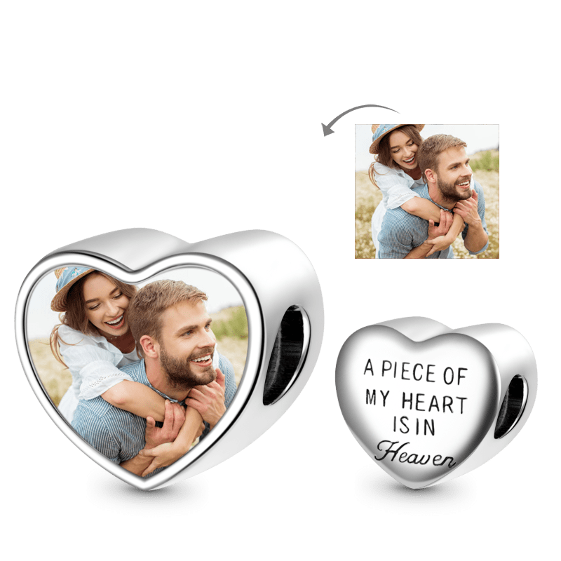 愛心照片珠飾 image number 0