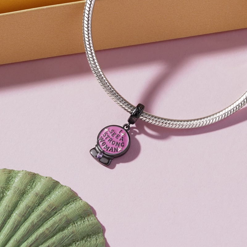 女性力量照片吊墜 image number 1