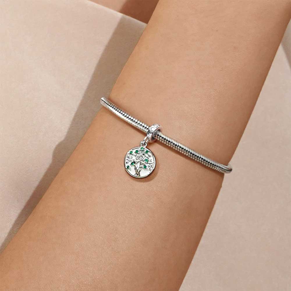 生命之樹家庭照片吊墜 image number 3