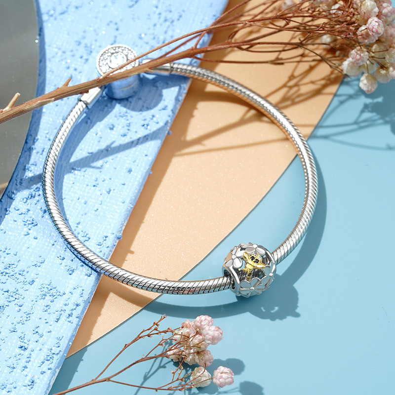 蜜蜂花朵珠飾 image number 1