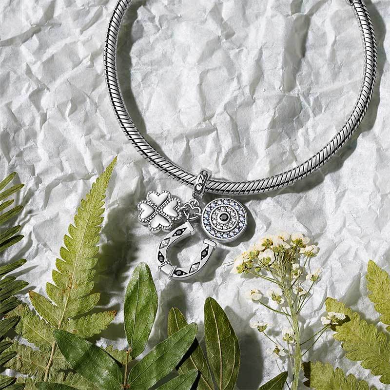 幸運三重吊墜 image number 2