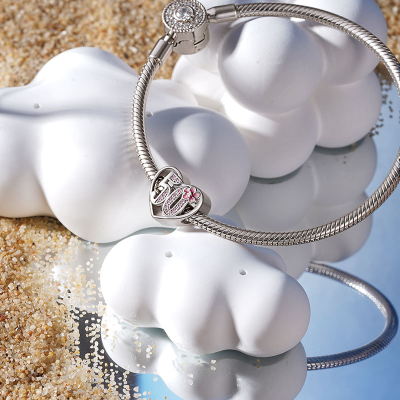 50歲生日心形珠飾 image number 2