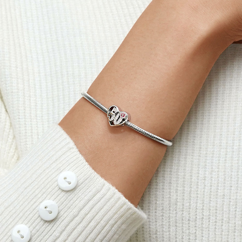 50歲生日心形珠飾 image number 4