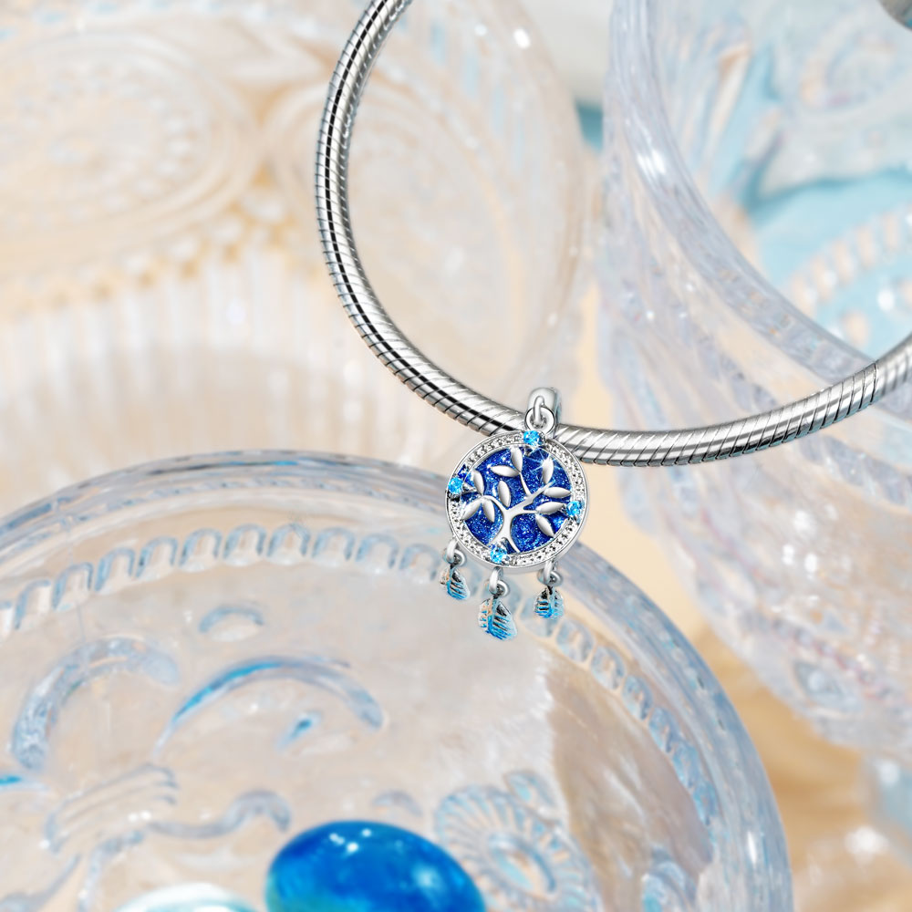 家庭樹捕夢網吊墜 image number 2