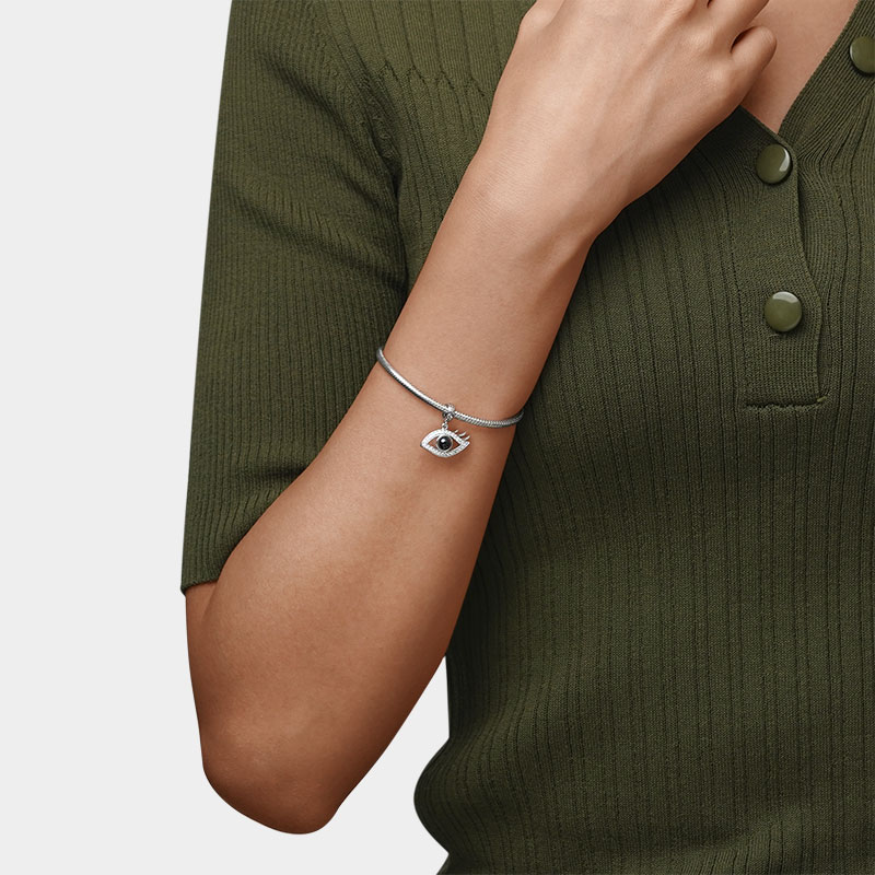 惡魔之眼投影照片吊墜 image number 1