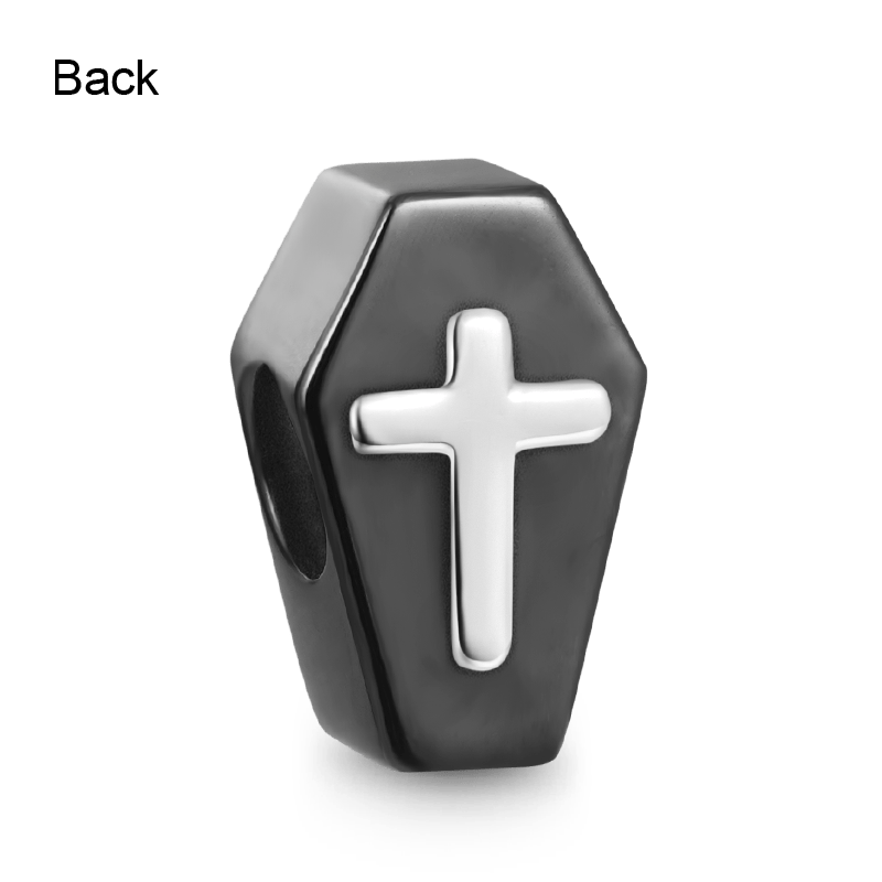 黑色棺材珠飾 image number 1