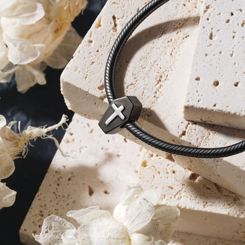 黑色棺材珠飾 image number 2