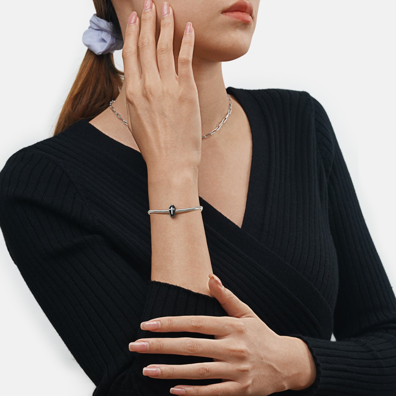 黑色棺材珠飾 image number 3