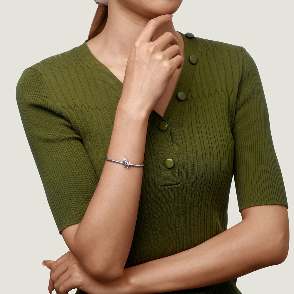 生肖馬擁抱形寶石珠飾 image number 3