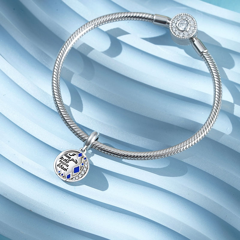 藍色星星吊墜 image number 2