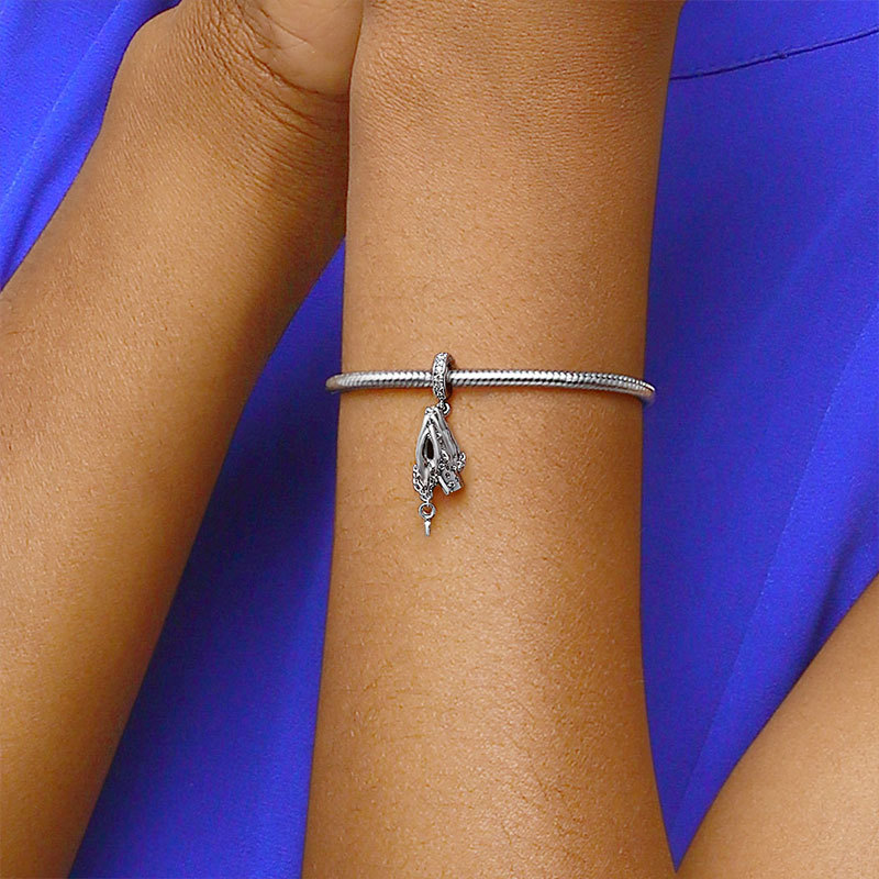 祈禱純銀珠飾 image number 3