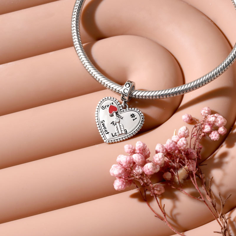 旋轉心形吊墜 image number 2