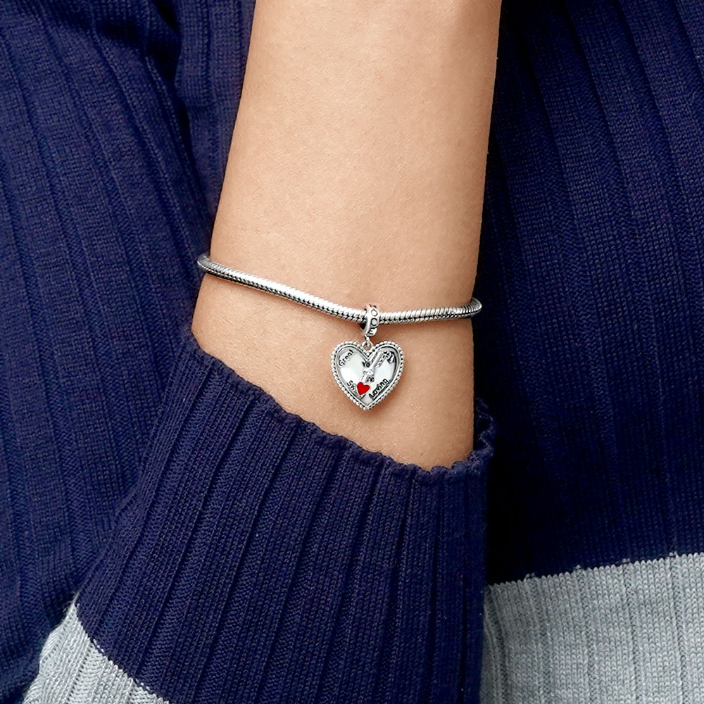 旋轉心形吊墜 image number 4