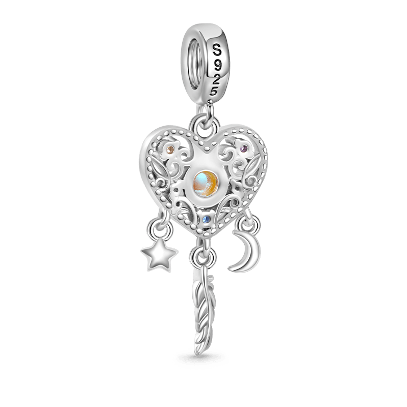 捕夢網心形吊墜 image number 1