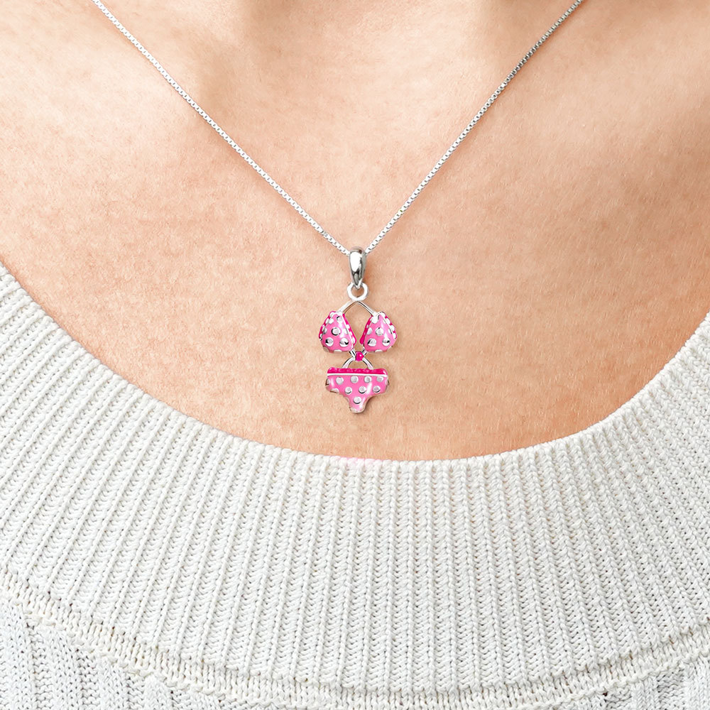 粉紅色比基尼項鍊 image number 3