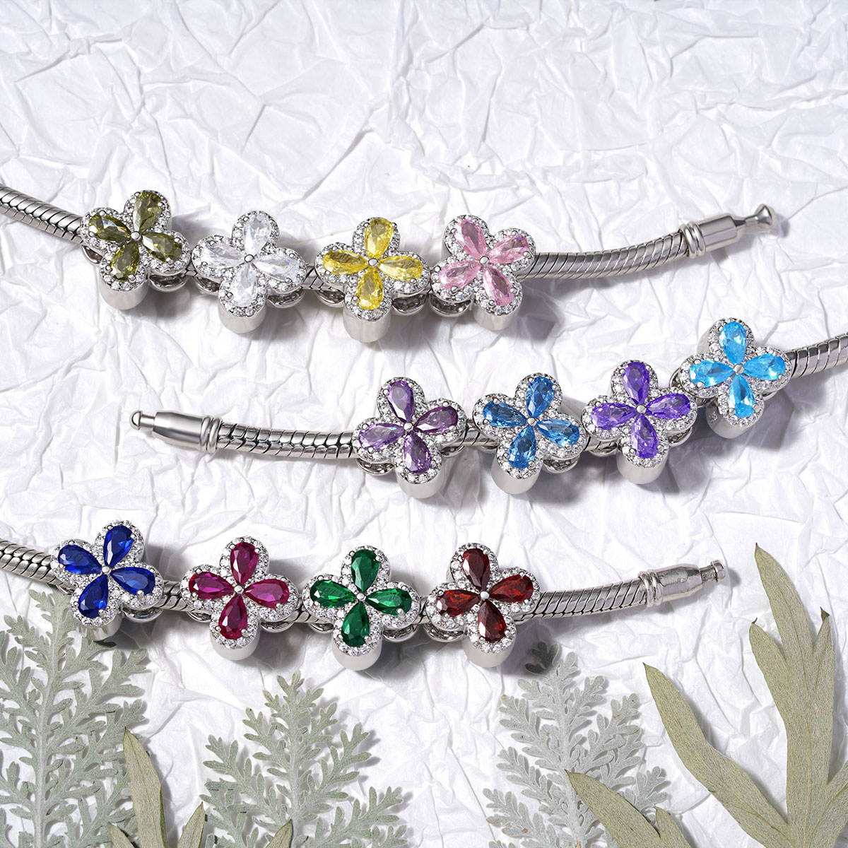 四葉草生日石珠飾 image number 4