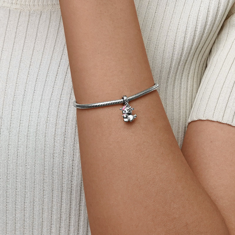 牛媽媽擁抱牛寶寶吊墜 image number 4