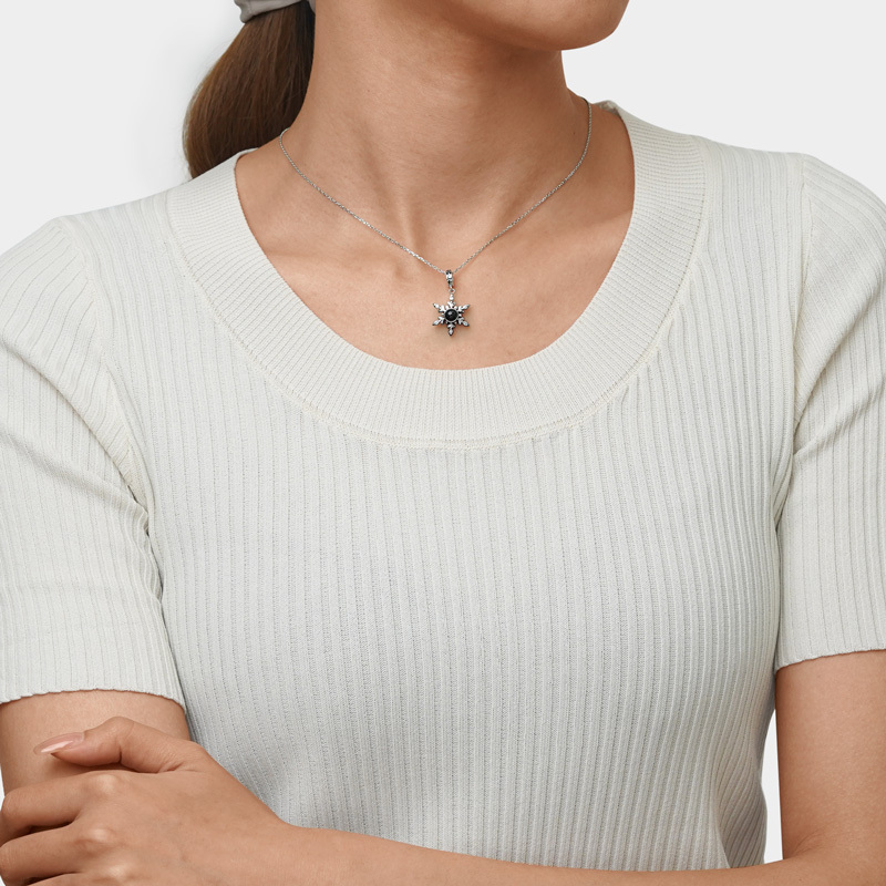 雪花投影照片吊墜 image number 4