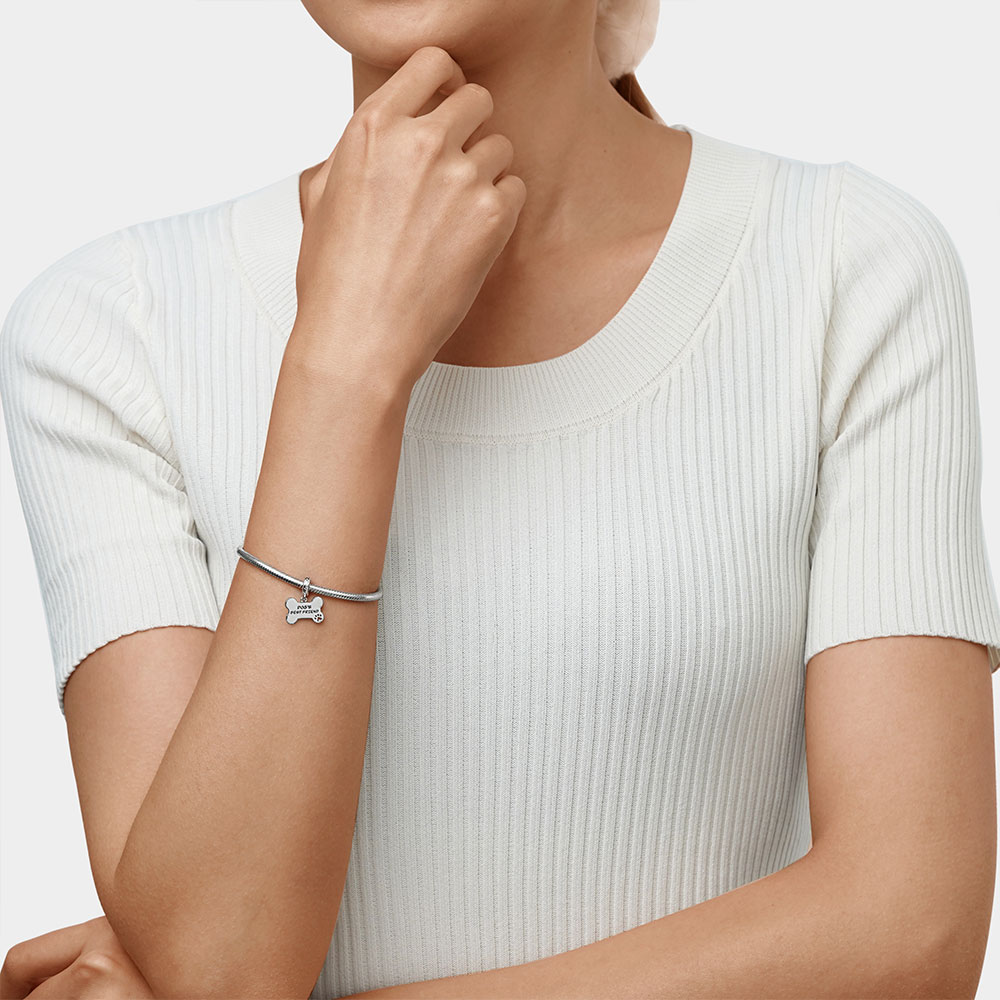 狗骨頭可雕刻吊墜 image number 6