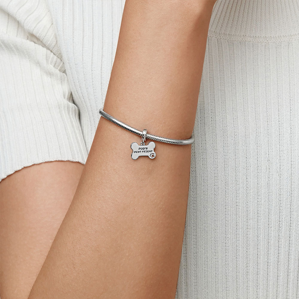 狗骨頭可雕刻吊墜 image number 2