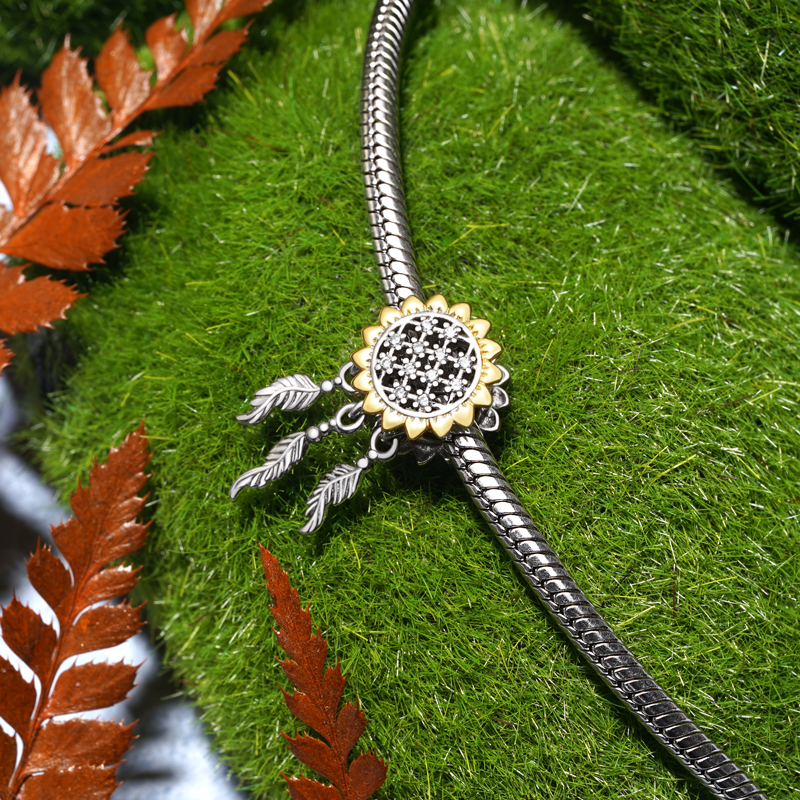 向日葵捕夢網珠飾 image number 1