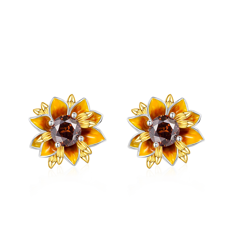 向日葵耳釘 image number 0