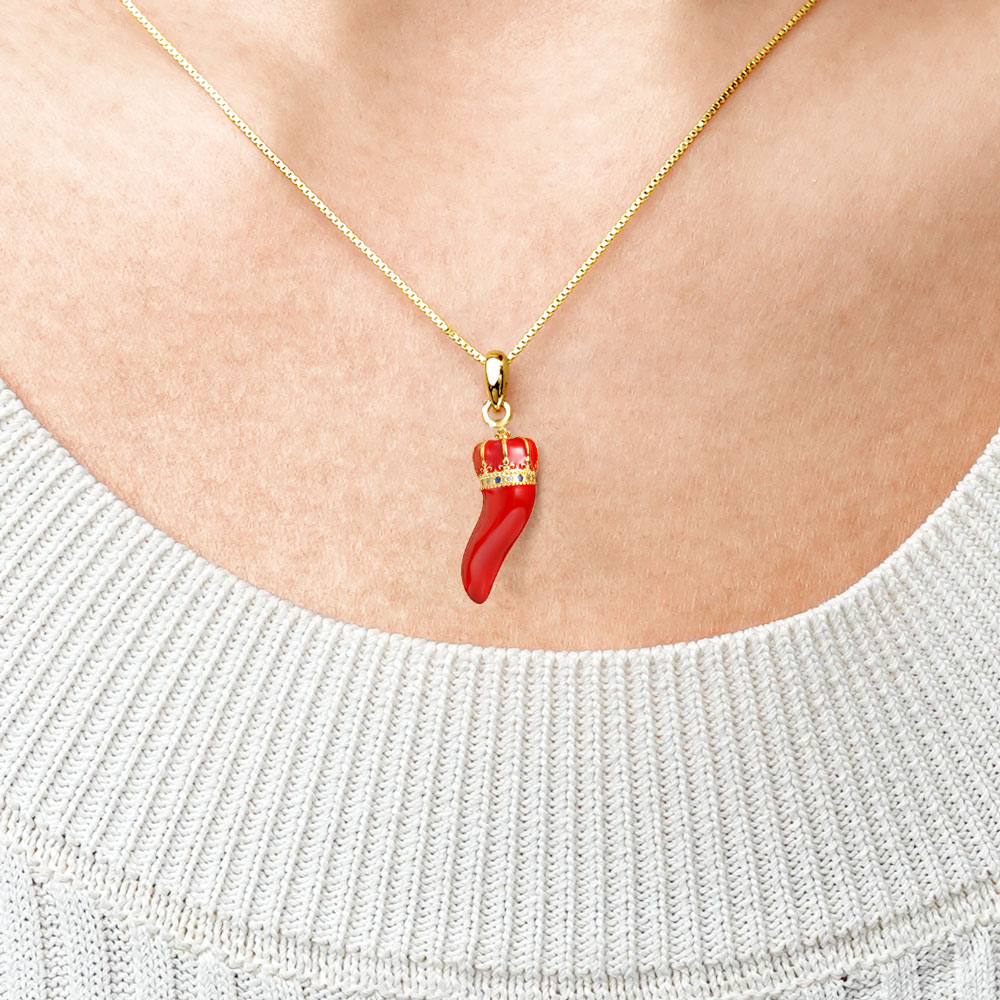 幸運牛角吊墜 image number 3