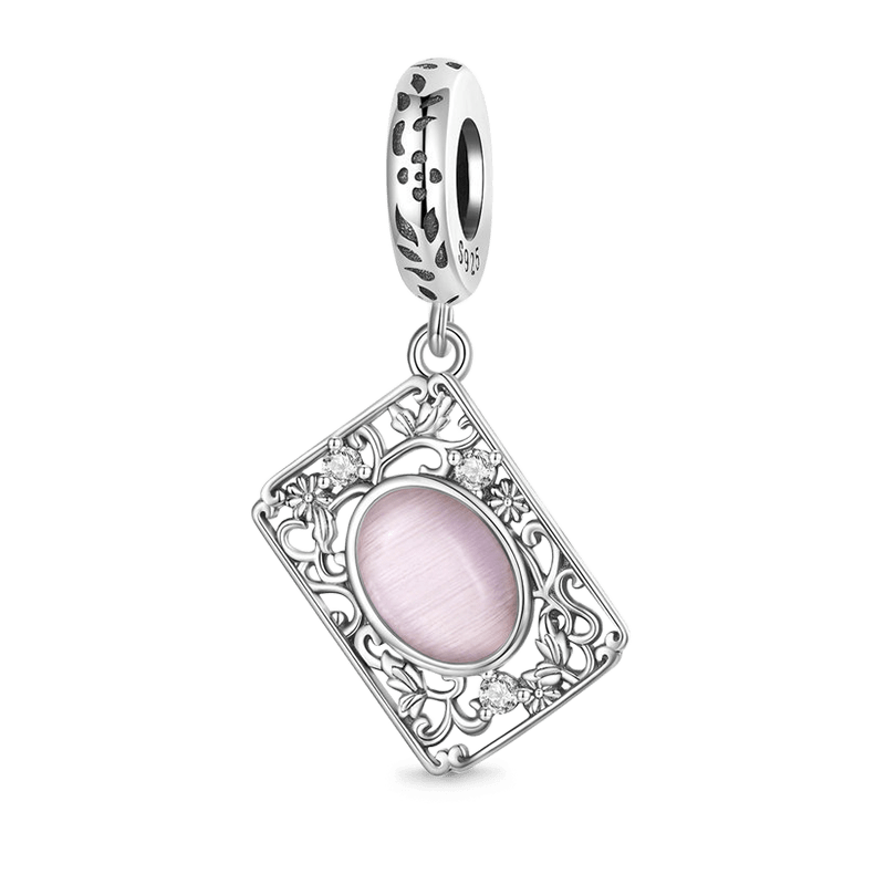 復古粉紅吊墜 image number 0