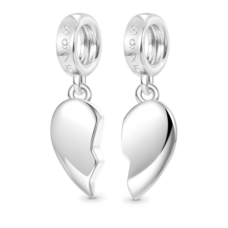 配套心形首字母個性化吊墜 image number 1