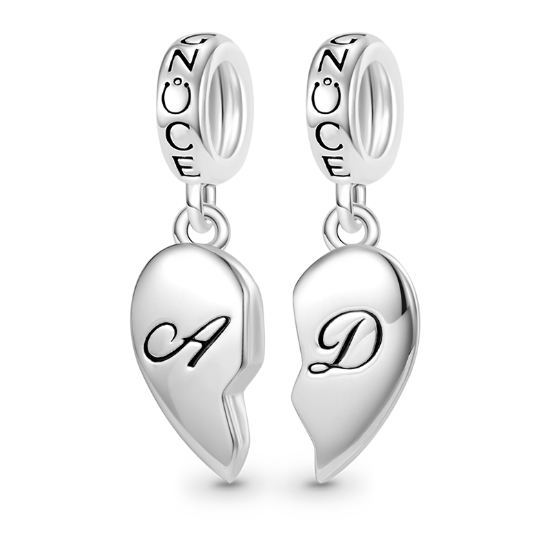 配套心形首字母個性化吊墜 image number 0