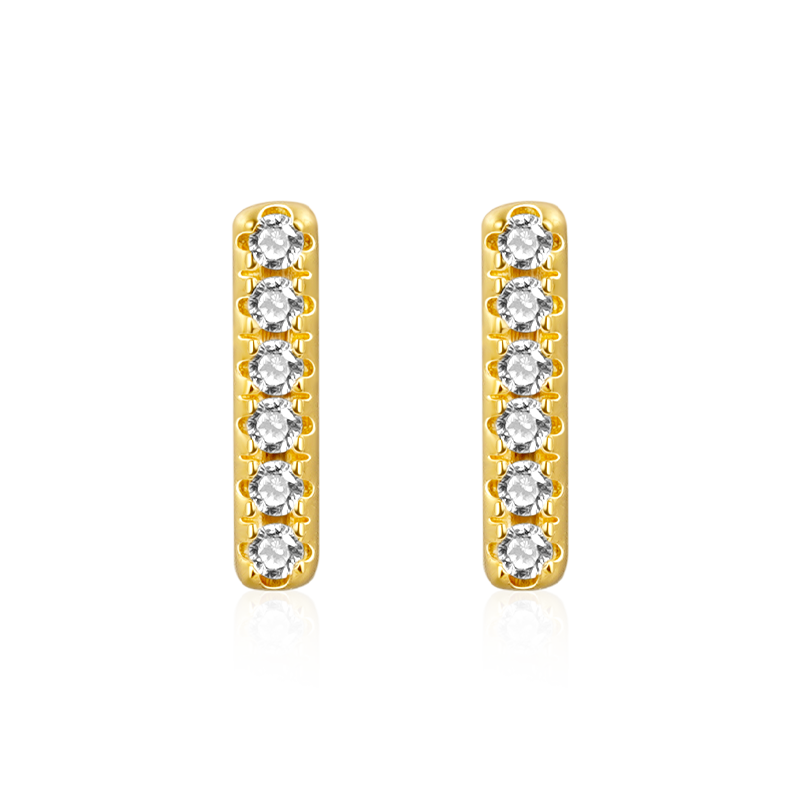 螺旋長條耳釘 image number 0