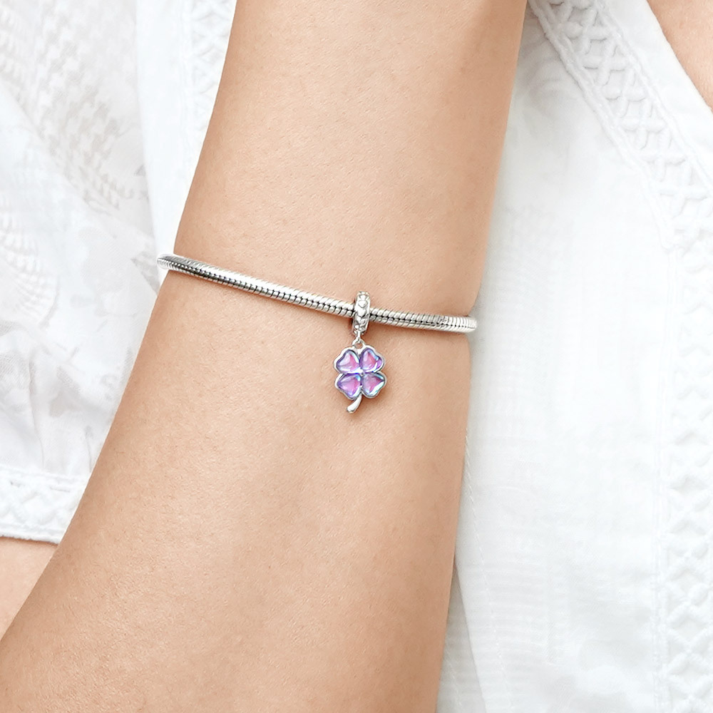 炫彩幸運四葉草吊墜 image number 4