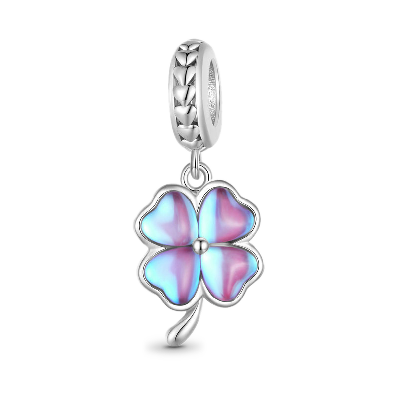 炫彩幸運四葉草吊墜 image number 0
